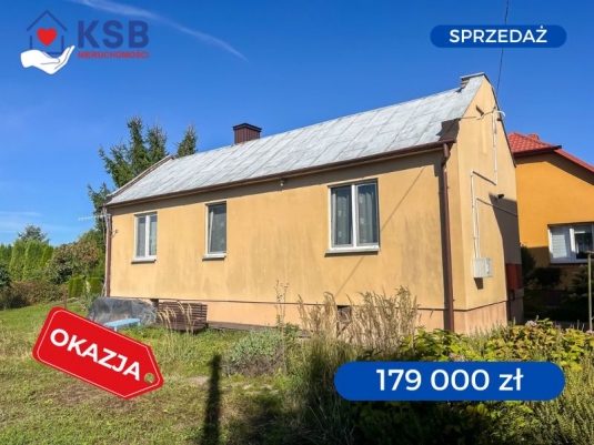 Dom 50m2 w trakcie remontu - z ogródkiem – działka 307m2 – ul. Zygmuntówka