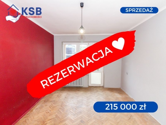 Przestronne mieszkanie z garażem w centrum – 60,86m2 - 3 pokoje, 1 piętro, Ostrowiec Św.