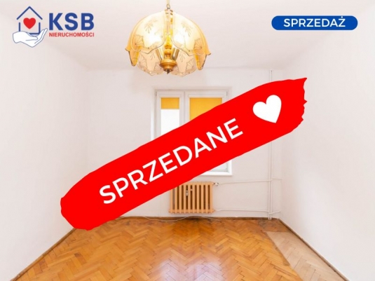 Przestronne mieszkanie 3 pokoje, parter w centrum, odnowiony blok - 63,59m2