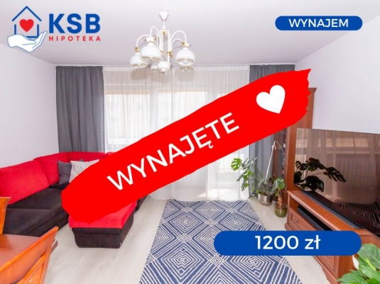 Do wynajęcia mieszkanie, 3 pokoje, 58m2 - umeblowane, w pełni wyposażone