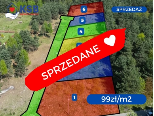 Atrakcyjna działka budowlana w cichej, zielonej okolicy – ul. Skośna – 906m2