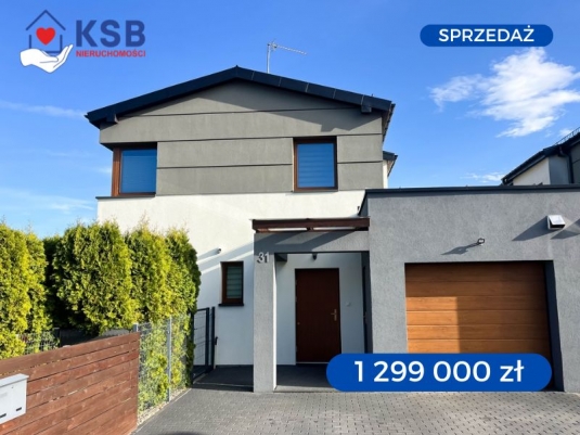 Nowoczesny, widny dom 103,5m2 + garaż, działka 563m2 – Osiedle Sielanka - Tarnowskie Góry