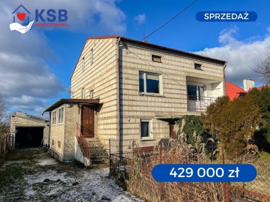 Przestronny dom 150m2 z potencjałem + działka 949m2 + garaż – ul. Żeromskiego