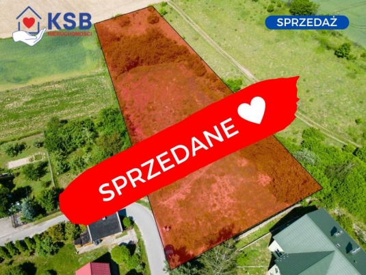 Przestronna działka pod budowę domu – 2611m2 – Ostrowiec Św., ul. Zofiówka