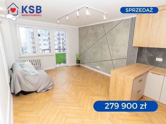 Widne mieszkanie po generalnym remoncie - 2 pokoje - 37,1m2 – ul. Polna