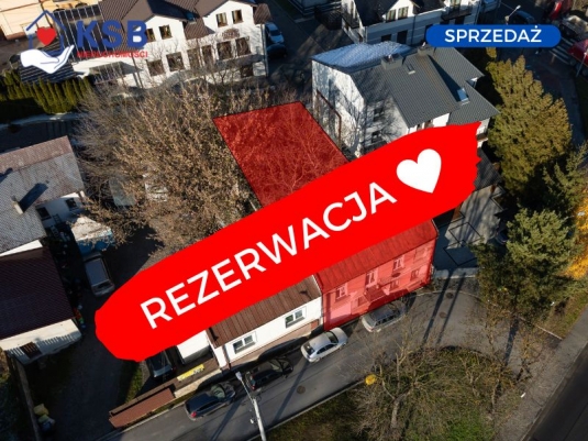 Dom w centrum 89m2 z lokalem użytkowym + garaż - działka 309m2 - Opatów