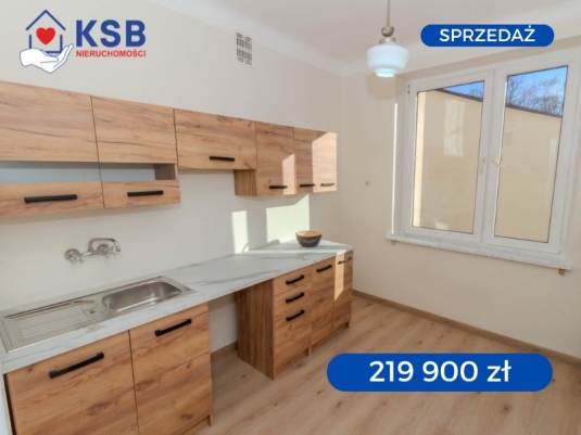 Widne mieszkanie na 1 piętrze po częściowym remoncie, 2 pokoje, 45m2, ul. Siennieńska