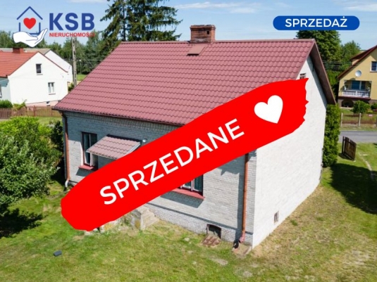 Dom 71,5m2 + 4 działki budowlane, sad - 10168m2