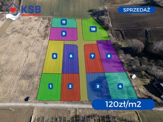 Atrakcyjna działka z WZ w cichej, zielonej okolicy – ul. Dąbrówki w Ostrowcu Św.