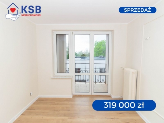 Widne, dwustronne mieszkanie po remoncie – 3 pokoje, 55m2