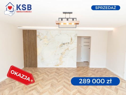 Widne, dwustronne mieszkanie po remoncie – 3 pokoje - 57,76m2