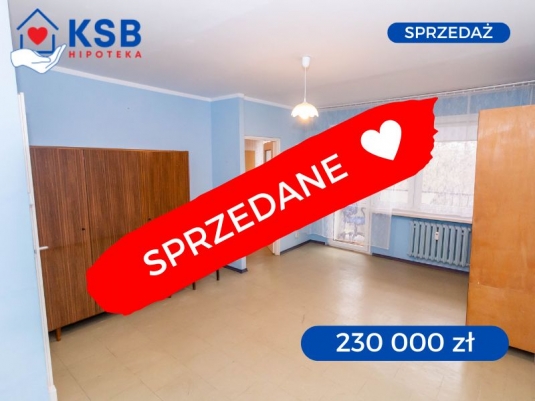 Do sprzedania mieszkanie - 49,37m2 - 2 pokoje, Rosochy