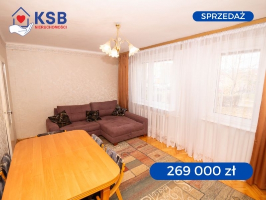 Przestronne mieszkanie - Osiedle Ogrody – 3 pokoje, parter – 59,40m2